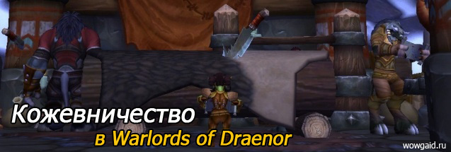 Прокачайте профессию Кожевничество в World Of Warcraft Warlords of Draenor благодаря эффективным советам.