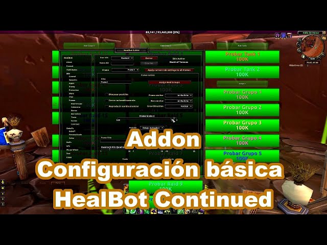 Установка и настройка аддона Healbot Continued в World Of Warcraft. Руководство для игроков.
